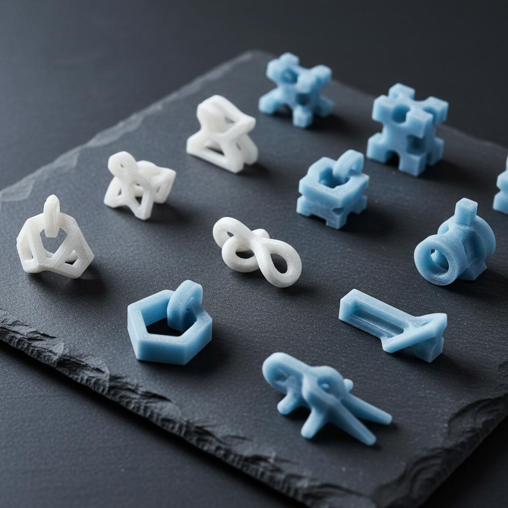 Detaljert 3D-printet komponent